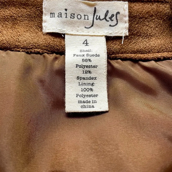 Maison Jules Button Up Mini Skirt size 4 - Picture 8 of 8